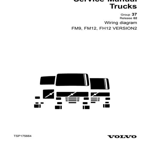 Volvo FM9 Wiring Diagram, diagrama volvo