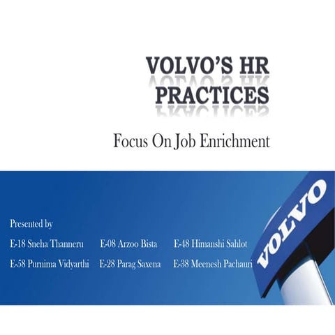 Volvo hr practices