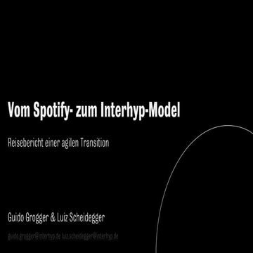 Vom Spotify- zum Interhyp-Model | PDF