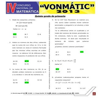 Vonmatic   5º de prim