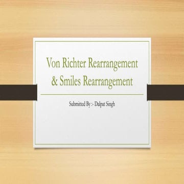 Von richter rearrangement