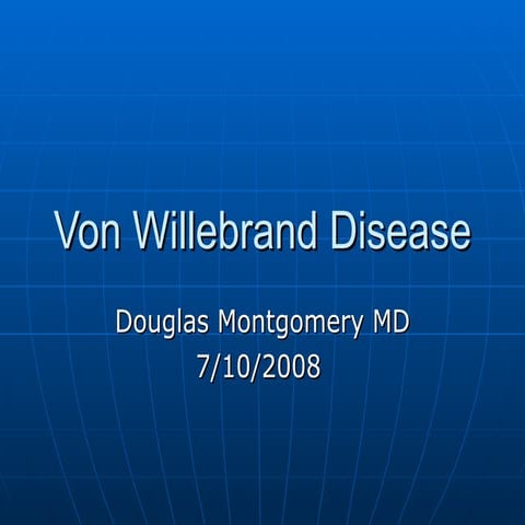 Von willebrands disease
