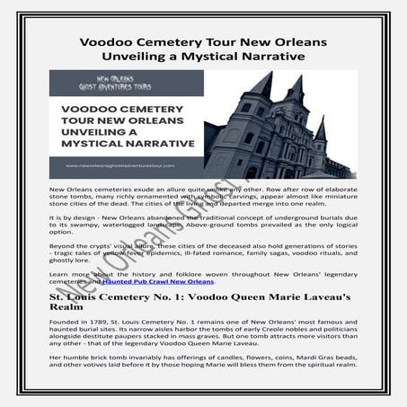 Voodoo Cemetery Tour New Orleans Unveiling a Mystical Narrative.pdf