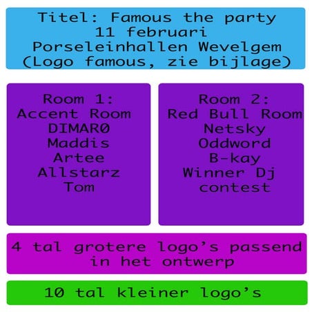 Voorbeeldaffiche Famous