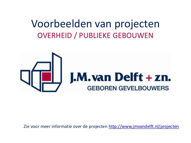 Voorbeelden van overheid en publieke gebouwen