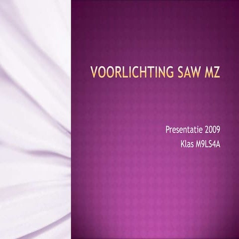 Voorlichting Saw Mz