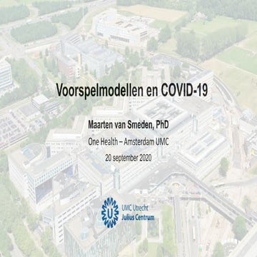 Voorspelmodellen en COVID-19