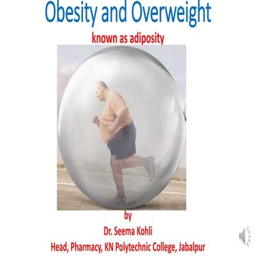Voppt by dr seema kohli  obesity and overweight-rev1