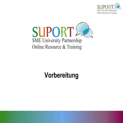 Vorbereitung für Wissenschaftler