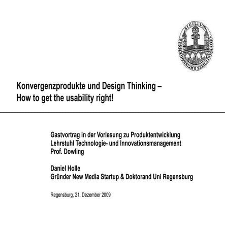 Vorlesung Dez 2009 Prod Dev V2.0