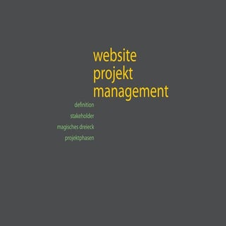 Web-Management & -Konzeption