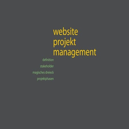 Web-Management & -Konzeption