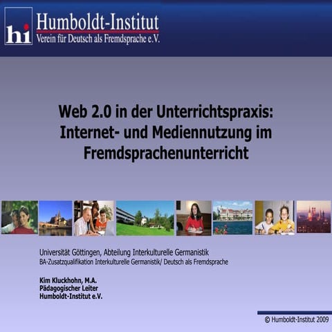 Vorlesung Web 2.0 in der Unterrichtspraxis - Internet- und Mediennutzung im Fremdsprachenunterricht