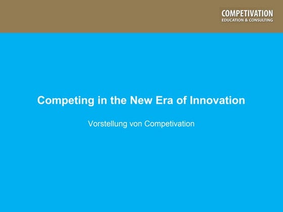 Introduction Competivation Consulting