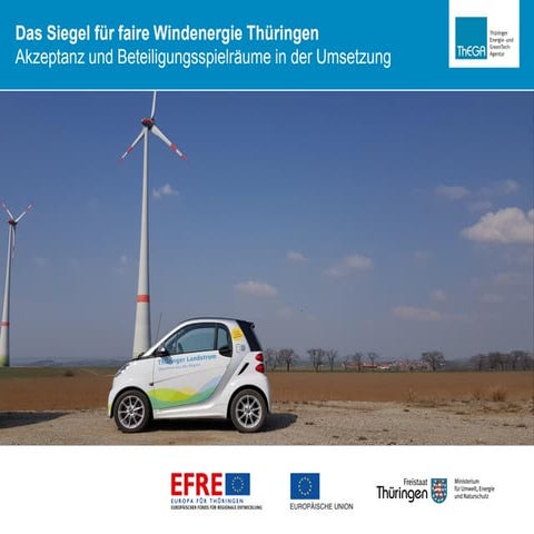 Vorstellung Siegel für faire Windenergie Thueringen,  (GERMAN)