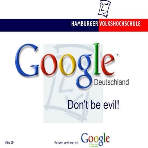 Vortrag Bremen Google R Vorkastner