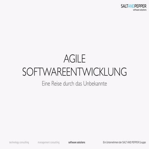 Agile Softwareentwicklung