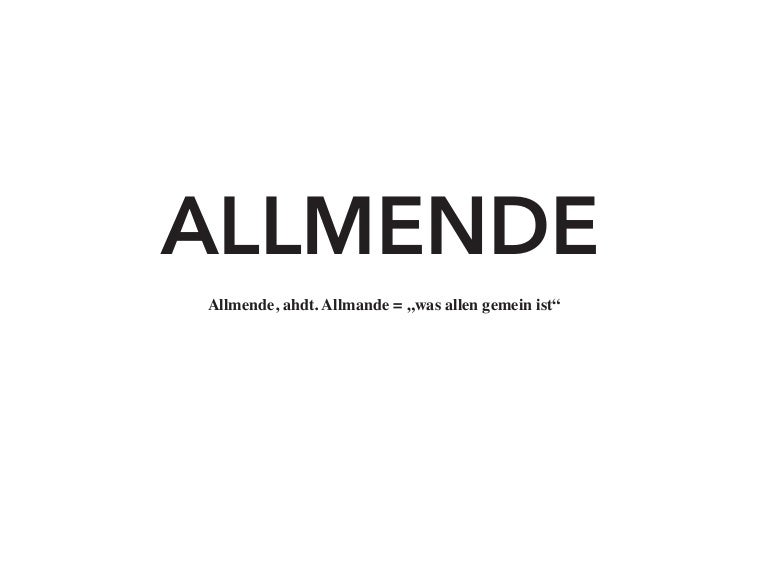 allmende
