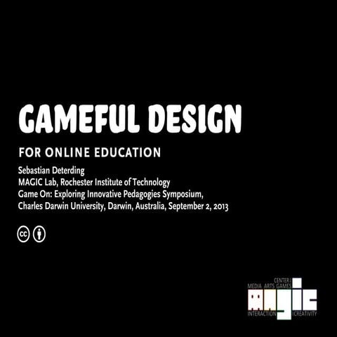 Gameful Design for Online Learning