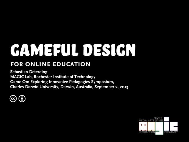 Gameful Design for Online Learning
