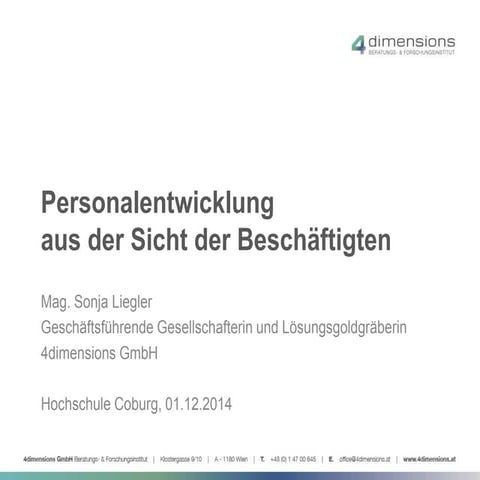 Personalentwicklung in der Praxis