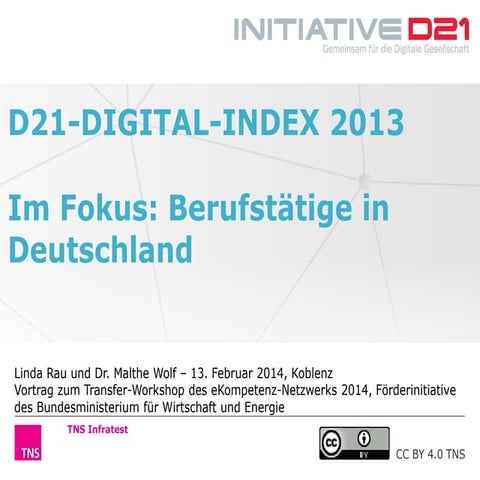 D21-Digital-Index - Berufstätige in Deutschland