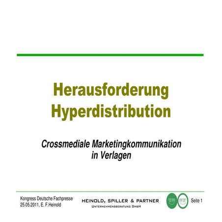Herausforderung Hyperdistribution