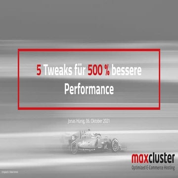 5 Tweaks für 500 % bessere Performance