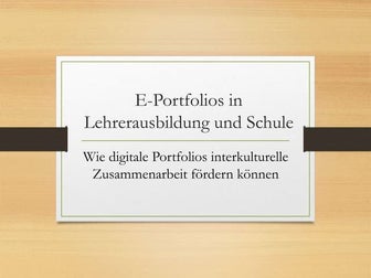 Workshop: Pixel statt Kreide: E-Portfolios als Werkzeug für deutsch-afrikanis...