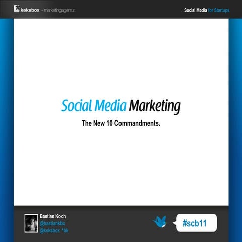 Social Media Marketing @ Startup Camp Berlin