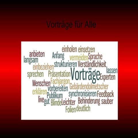 Vorträge inklusiv