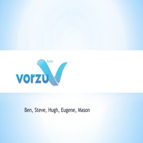 Vorzu - Lean Startup Machine NYC