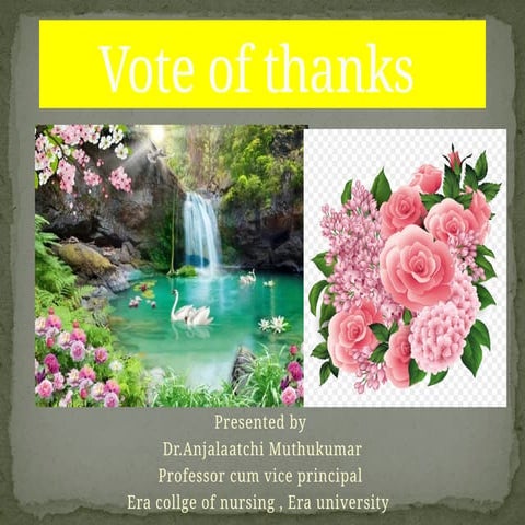 Vote of thanks 8.10.24 PPT for national level CNE program