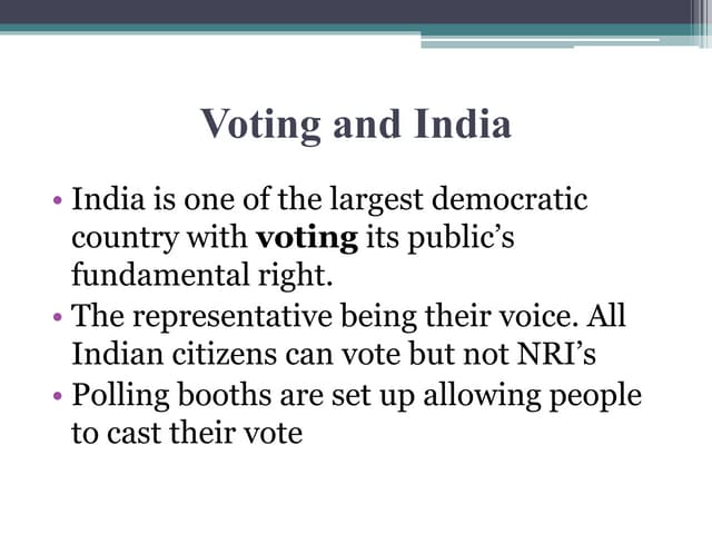 Voter id card india