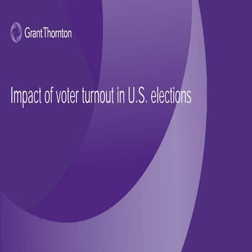 Impact of voter turnout in U.S. elections