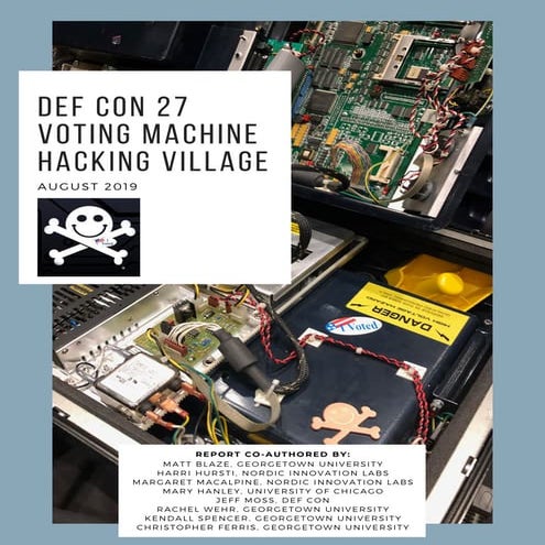 DEF CON 27 - Voting village - report defcon27 hires