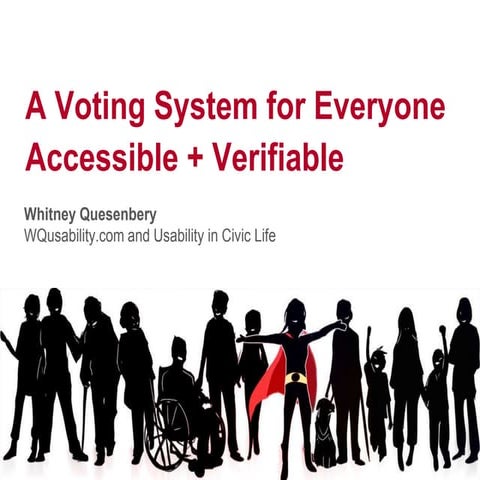 Voting for everyone: accessible+verifiable