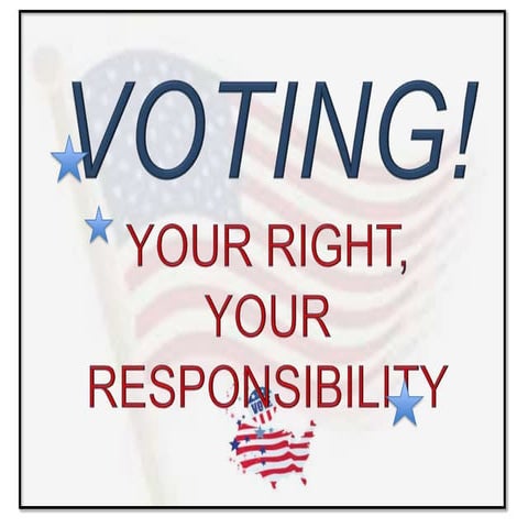 Voting, Your Right, Your Responsibility