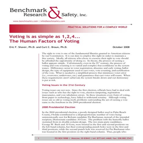 Safety election process example | PPTX