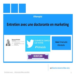 emanuela afendulis - Votre job recr...