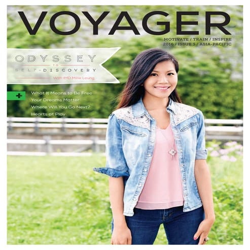 Millie Leung - Cover of Voyager Magazine 