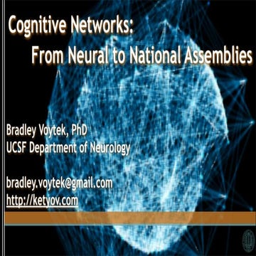 Bradley Voytek - Cognitive Networks