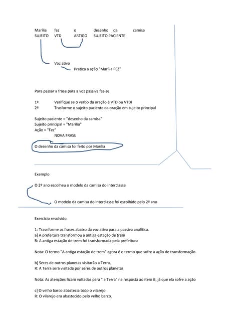 Vozes do verbo Parte 1 - 3