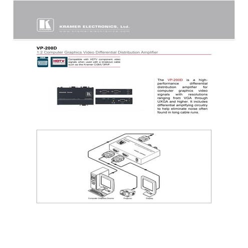 Kramer VP-200D