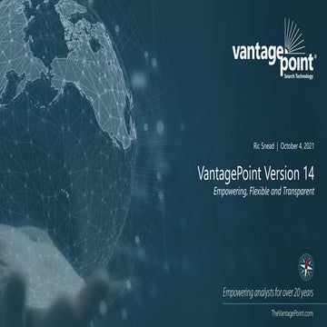 AI-SDV 2021 - VantagePoint / Search Technolgy
