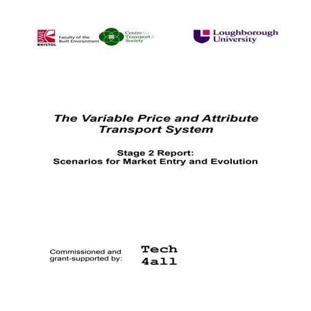 VPATS Stage 2: Scenarios