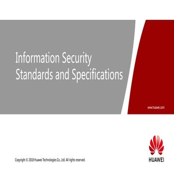 102 Information security standards and specifications