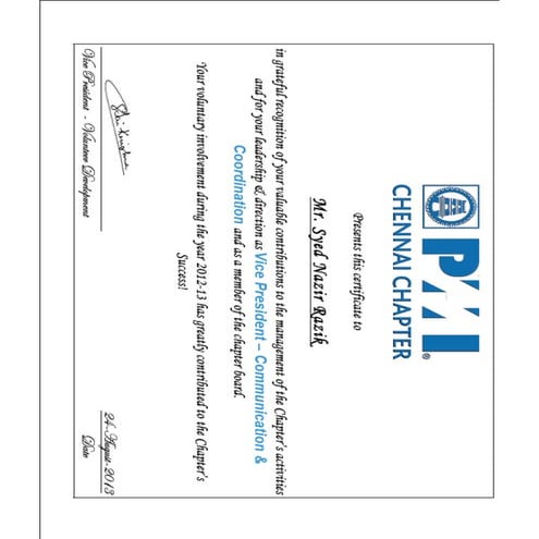 VP Communication 2012-13