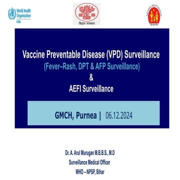 Vaccine preventable diseases surveillance .pptx