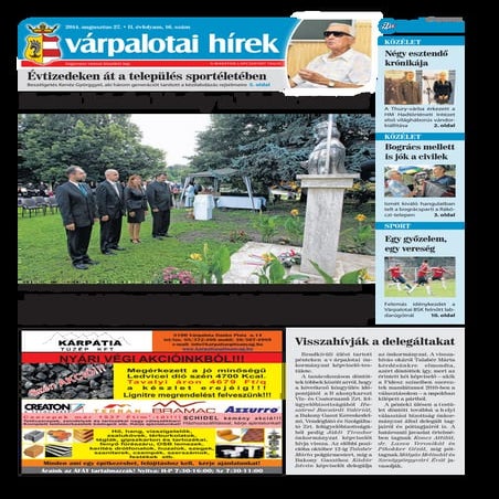 Várpalotai Hírek14.08.27